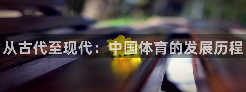 竞技宝app下载安装ios：从古代至现代：中国体育的发展历程